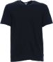 James Perse Grijs Geribbelde T-shirt en Polo Black Heren - Thumbnail 1