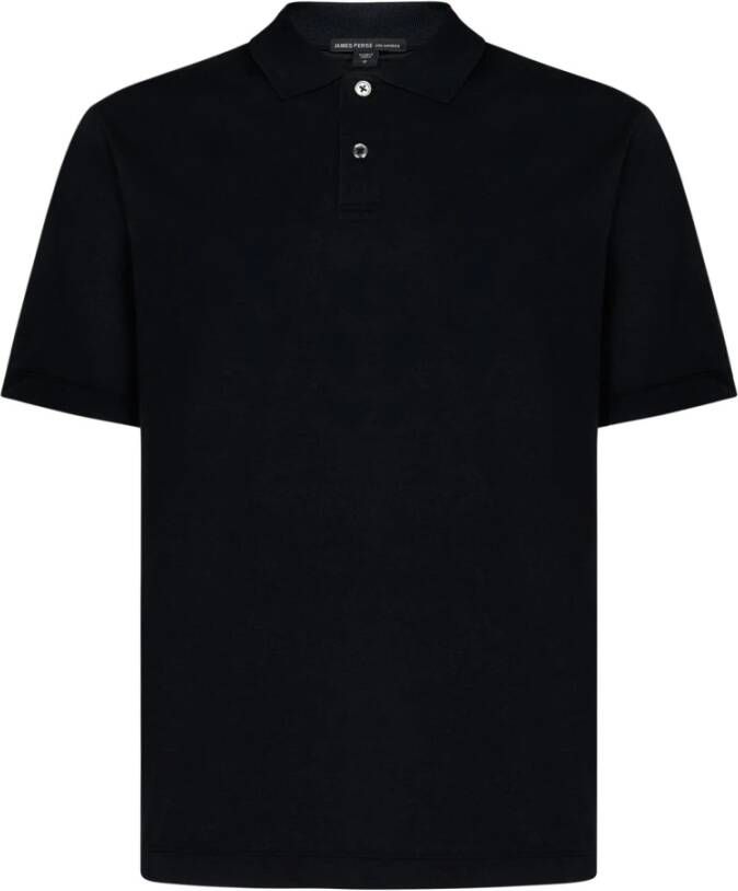 James Perse Zwarte T-shirts & Polos voor heren Aw23 Zwart Heren