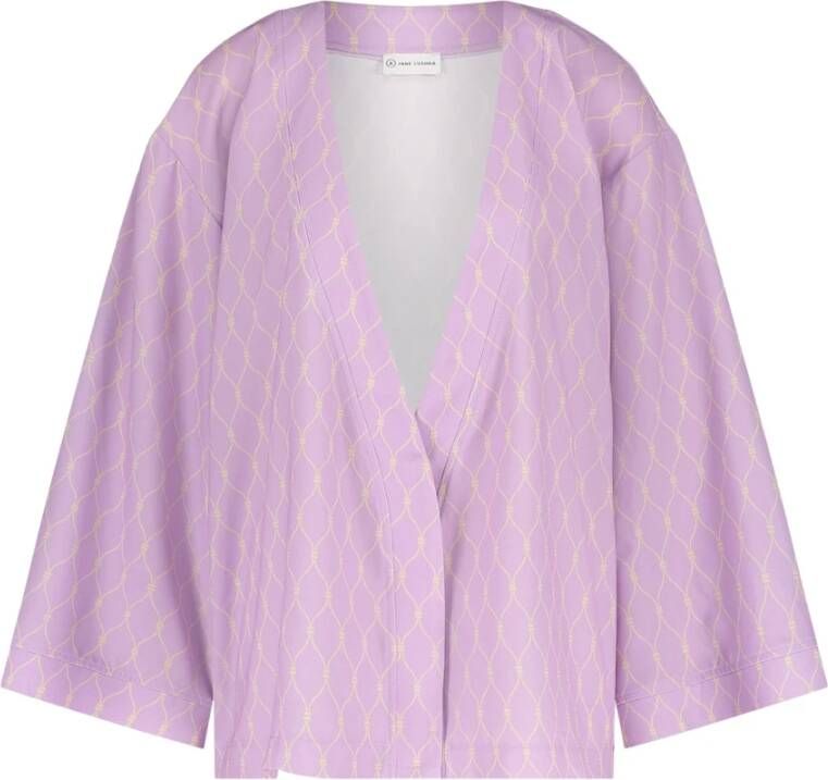 Jane Lushka Alvera Blazer Kimono | Paars Purple Dames