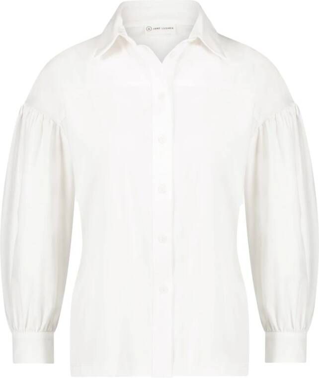 Jane Lushka Blouse Sabine Technical Jersey U7221676 2207 Wit Dames