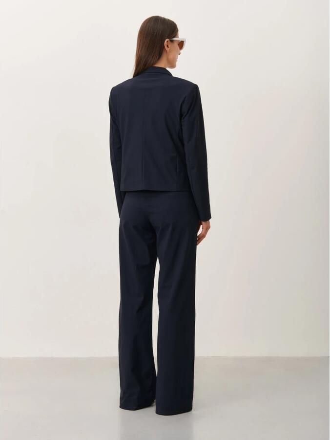 Jane Lushka getailleerde blazer Bart van travelstof donkerblauw - Foto 5