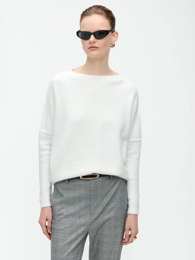 Jane Lushka Jannys Pullover White Dames - Foto 3