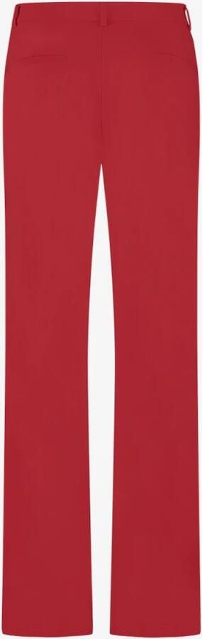 Jane Lushka wide leg broek Yvette van travelstof rood - Foto 5
