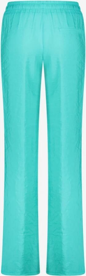 Jane Lushka Turquoise Wijde Pijp Zomerbroek Green Dames - Foto 6