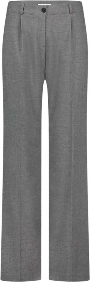 Jane Lushka wide leg pantalon grijs