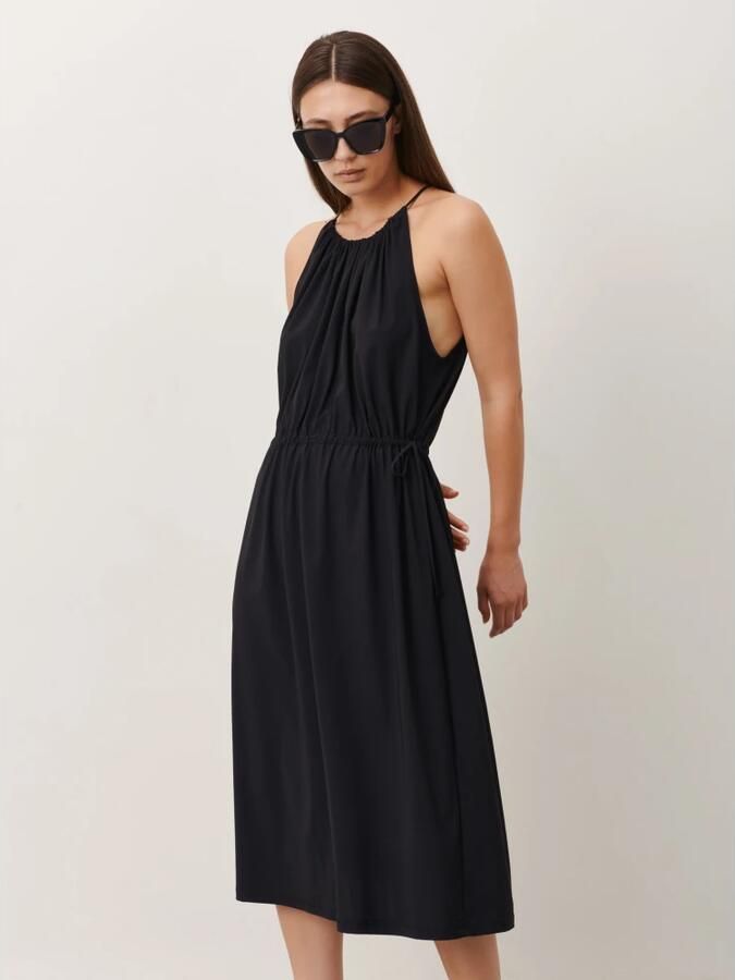 Jane Lushka Chique Victoria Jurk Zwart Zomerstijl Black Dames - Foto 4