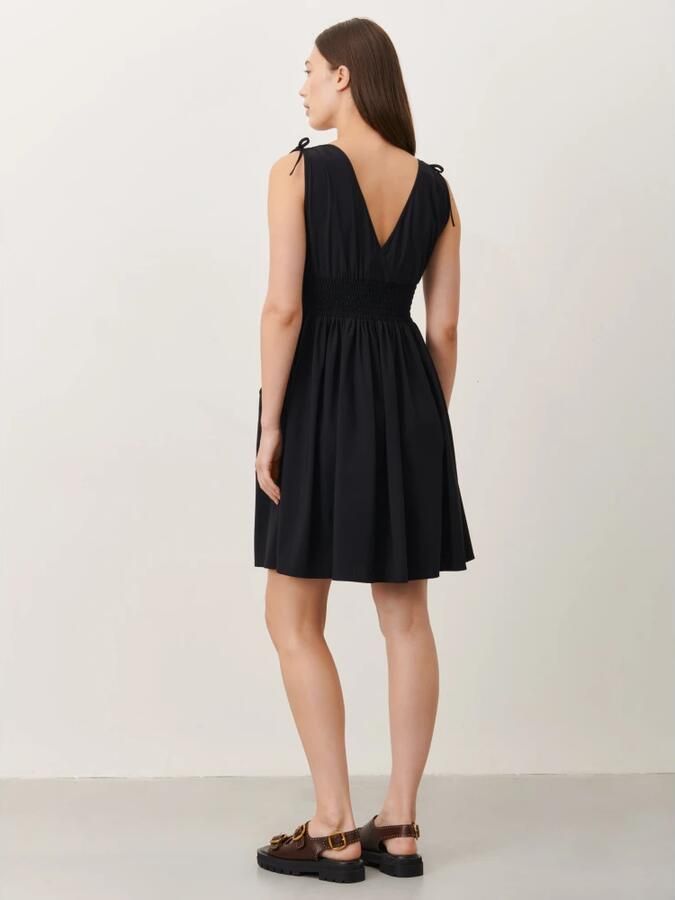Jane Lushka Zomer Jersey Jurk Zwart Black Dames - Foto 5