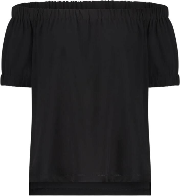 Jane Lushka Sanja Top Technisch Jersey | Zwart Black Dames