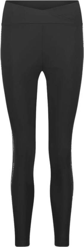 Jane Lushka Slim-Fit Technische Jersey Leggings | Zwart Black Dames