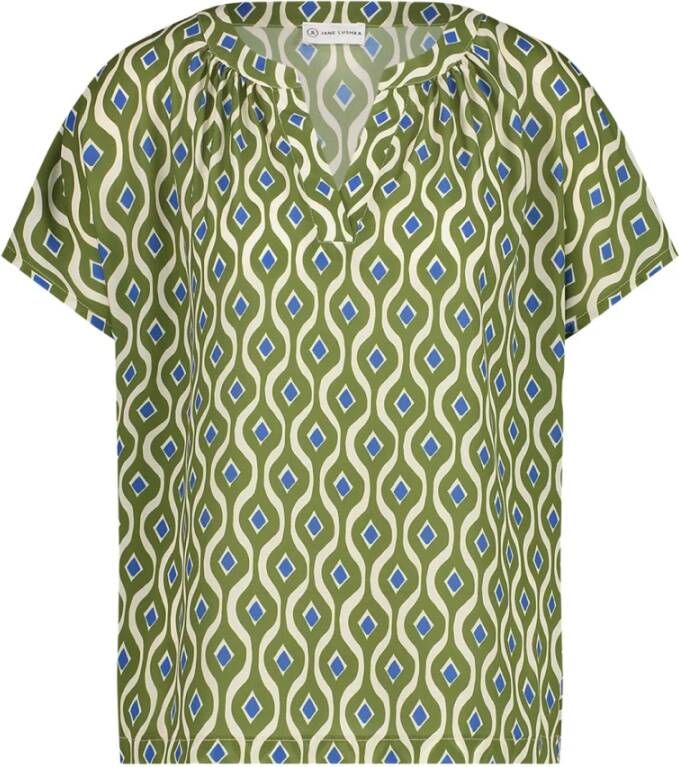 Jane Lushka T-Shirts Groen Dames