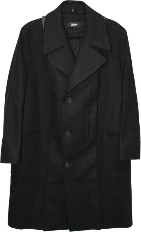Jean Paul Gaultier Pre-owned Pre-owned Single-Breasted Coat in Wool Zwart Heren