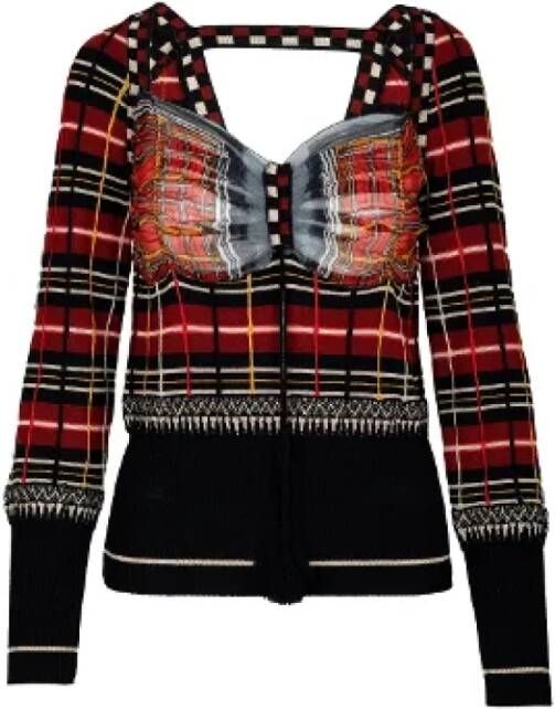 Jean Paul Gaultier Pre-owned Wool tops Rood Dames