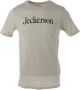 Jeckerson Beige Print Korte Mouw T-shirt Beige Heren - Thumbnail 3