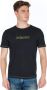 Jeckerson Zwart Print Slim Fit T-shirt Black Heren - Thumbnail 2