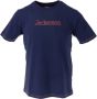Jeckerson Blauwe Print Ronde Hals T-shirt Blue Heren - Thumbnail 1