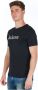 Jeckerson Zwart Print T-Shirt met Korte Mouwen Black Heren - Thumbnail 1
