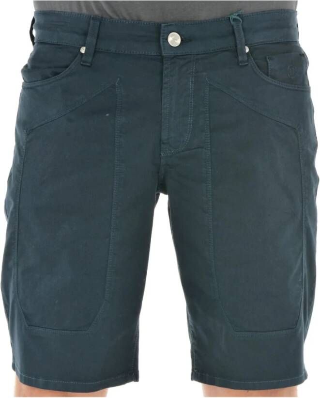 Jeckerson Denim Shorts Blauw Heren