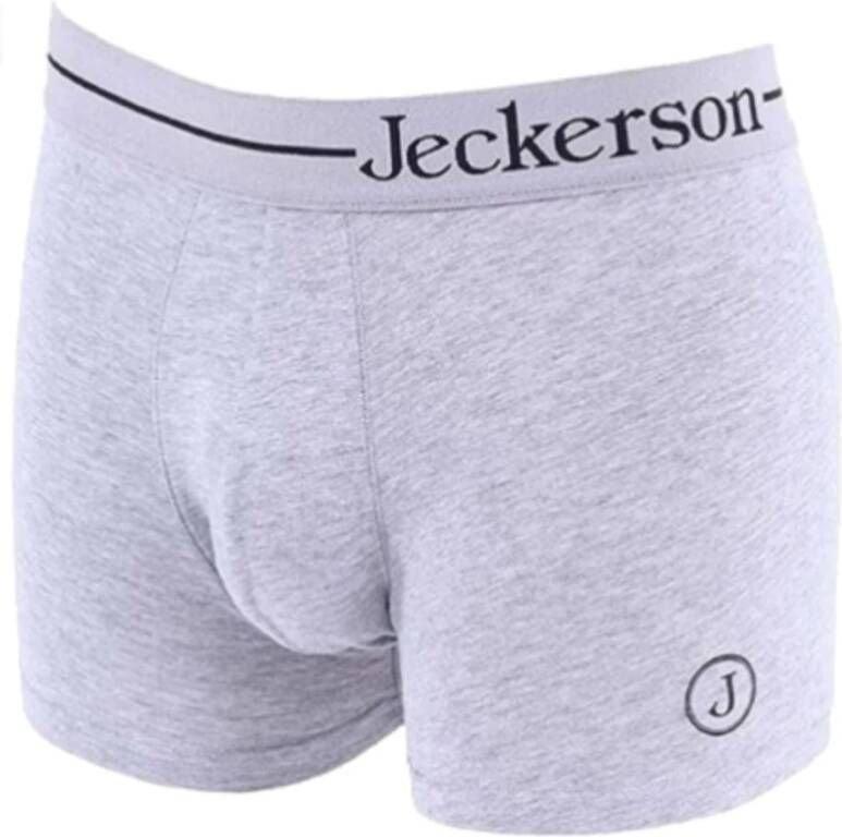 Jeckerson Gray Cotton -ondergoed Grijs Heren