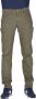 Jeckerson Groene Gabardinebroek met Iconische Patch Groen Heren - Thumbnail 1