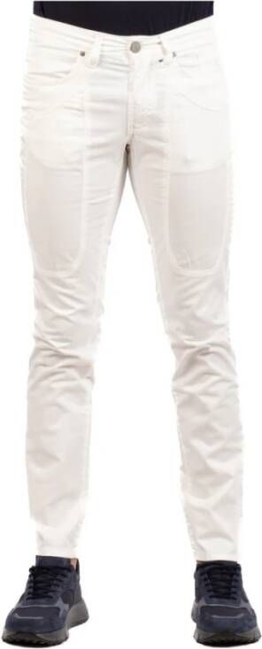 Jeckerson Slim-fit Trousers White Heren