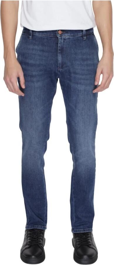 Jeckerson Slim Fit Katoenen Jeans Lente Zomer Collectie Blue Heren - Foto 4