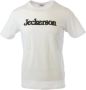 Jeckerson Bedrukt Heren T-shirt met Ronde Hals White Heren - Thumbnail 1
