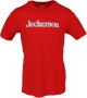 Jeckerson Rode Print Slim Fit T-shirt Red Heren - Thumbnail 3