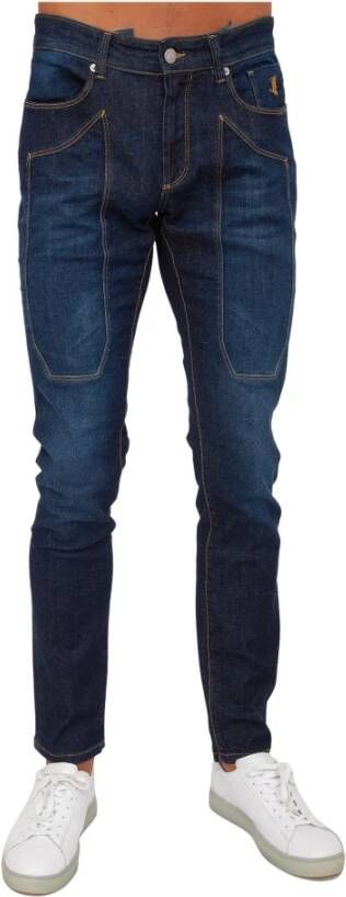 Jeckerson Slim-fit Jeans Blauw Heren