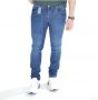 Jeckerson Heren Slim Fit Denim Jeans Blue Heren - Thumbnail 4