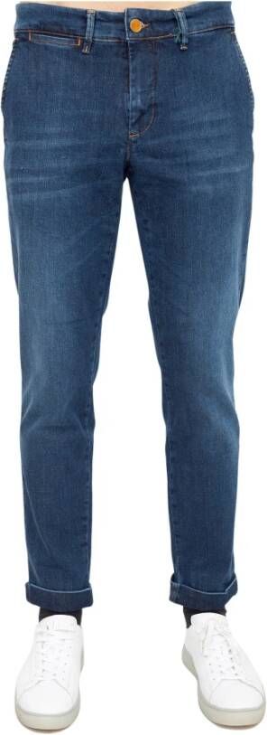 Jeckerson Slim-fit jeans Blauw Heren