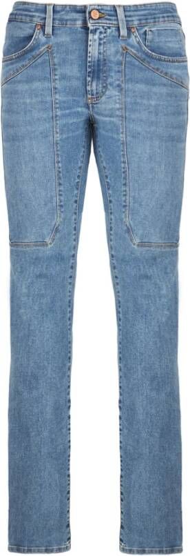 Jeckerson Slim-fit Trousers Blauw Heren