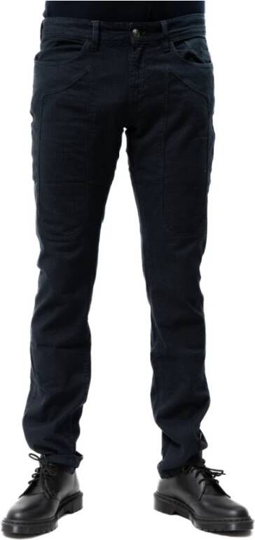 Jeckerson Slim-fit Trousers Blauw Heren