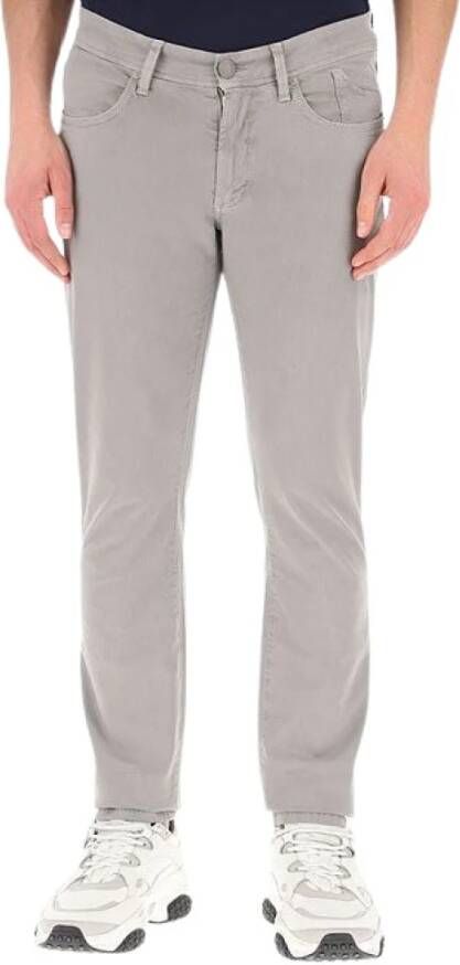 Jeckerson Slim-fit Trousers Grijs Heren