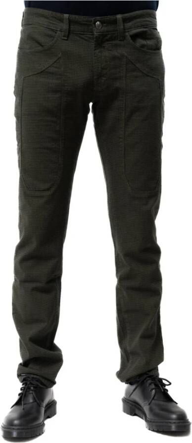 Jeckerson Slim-fit Trousers Groen Heren