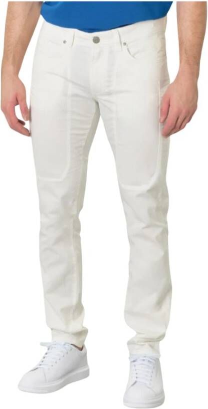 Jeckerson Slim-fit Trousers White Heren