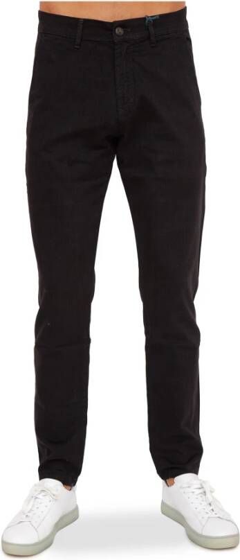 Jeckerson Slim-fit Trousers Zwart Heren