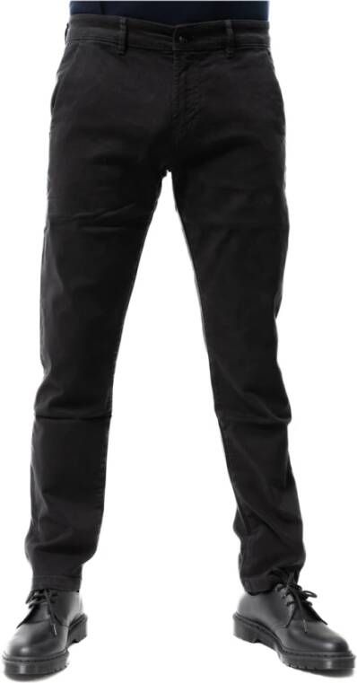 Jeckerson Slim-fit Trousers Zwart Heren
