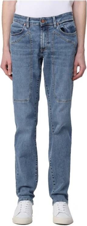 Jeckerson Straight Jeans Blauw Heren