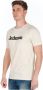 Jeckerson Beige Bedrukt Slim Fit T-shirt Beige Heren - Thumbnail 2
