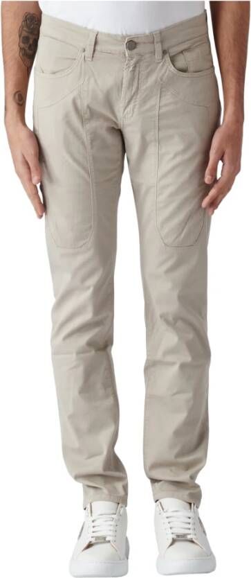 Jeckerson Trousers Beige Heren