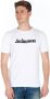 Jeckerson Bedrukt Heren T-shirt met Ronde Hals White Heren - Thumbnail 2