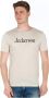 Jeckerson Beige Print Korte Mouw T-shirt Beige Heren - Thumbnail 1