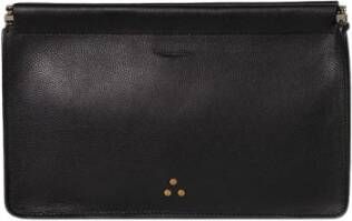 Jérôme Dreyfuss Zwarte Clic Clac Clutch Zwart Dames