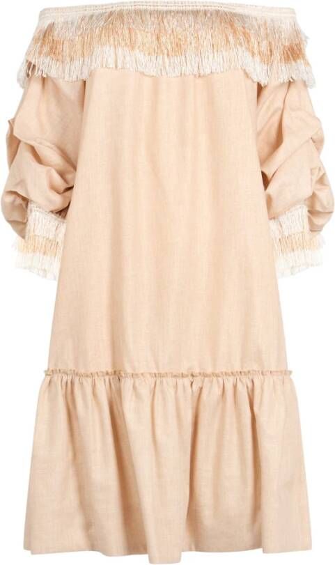 Jijil Dresses Beige Dames