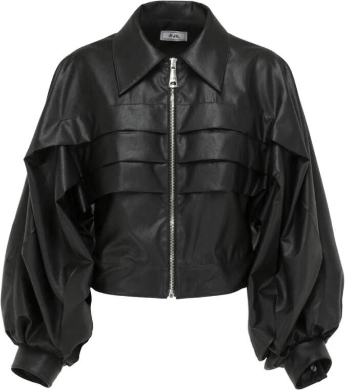 Jijil Leather Jackets Zwart Dames