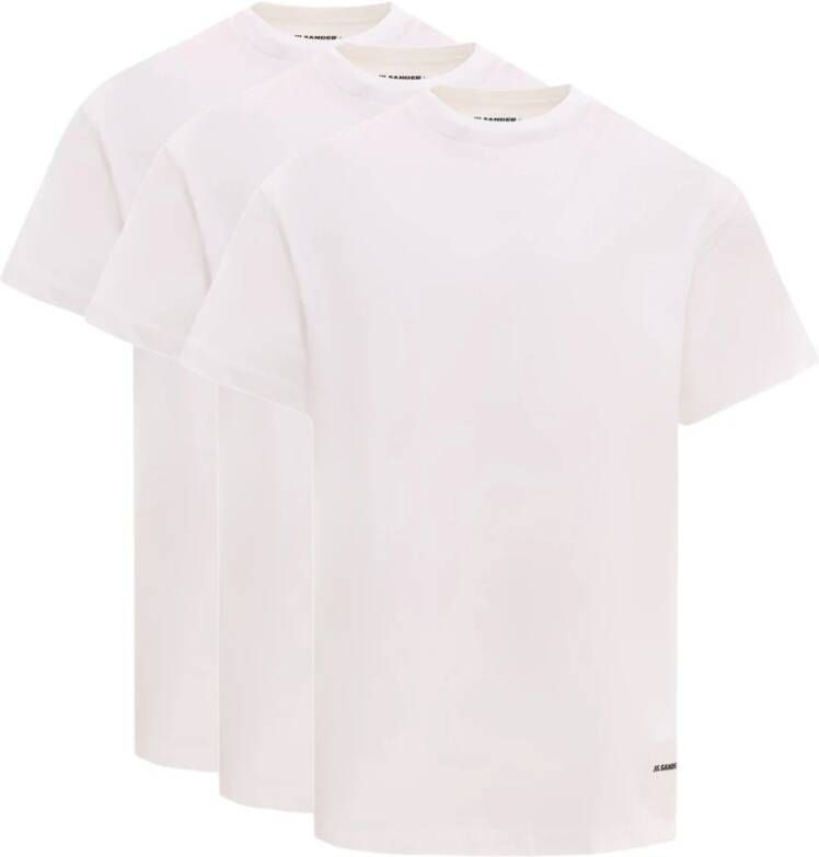 Jil Sander Biologisch katoenen T-shirt set voor heren Wit Heren