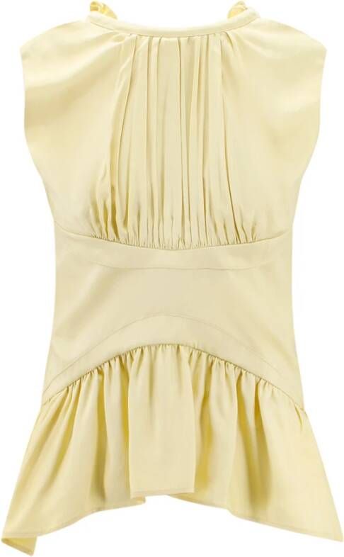 Jil Sander Blouse overhemd Geel Dames
