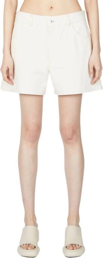 Jil Sander Casual denim shorts White Dames