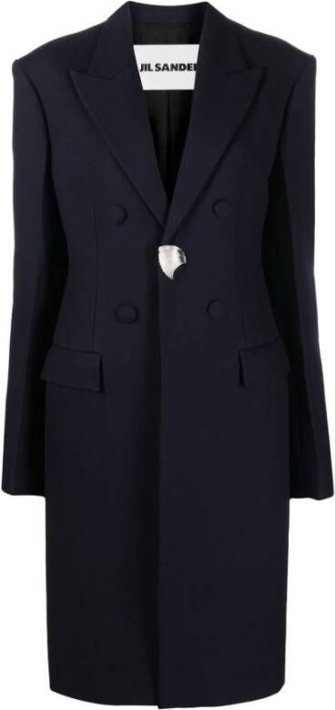 Jil Sander Coats Blauw Dames