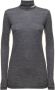 Jil Sander Donkergrijze Melange Polyester Blend Sweater Gray Dames - Thumbnail 1